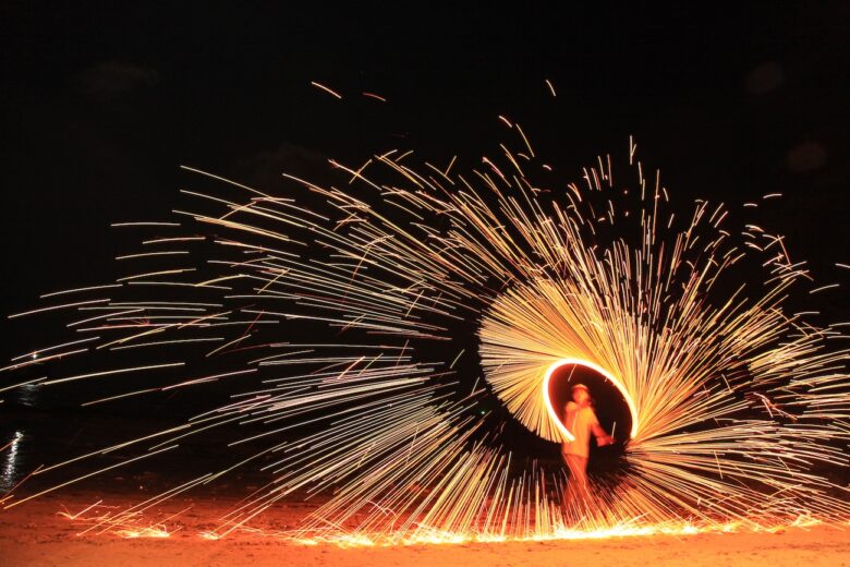 Espectáculo de fuego en Koh Samet