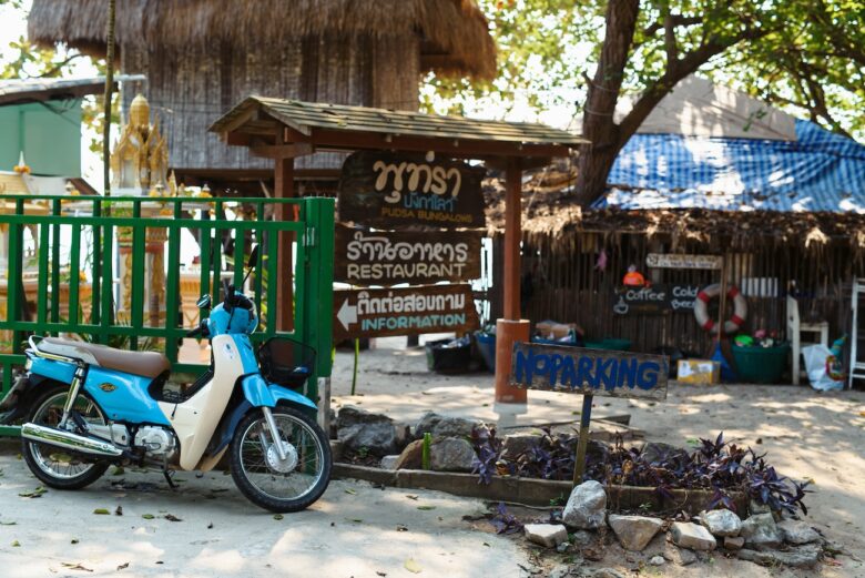 Scooter in Koh Samet